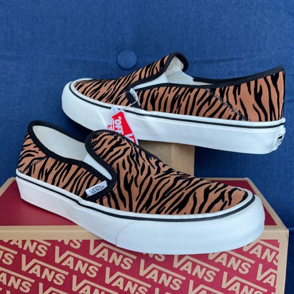 Vans Slip-On SF Animal Stripes Black/Marshmallow WMNS - Picture 9 of 16
